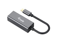 Equip USB-C-zu-RJ45-Gigabit-Netzwerkadapter, 10/100/1000 Mbit/s, Wake-on-LAN, Aluminiumgehäuse