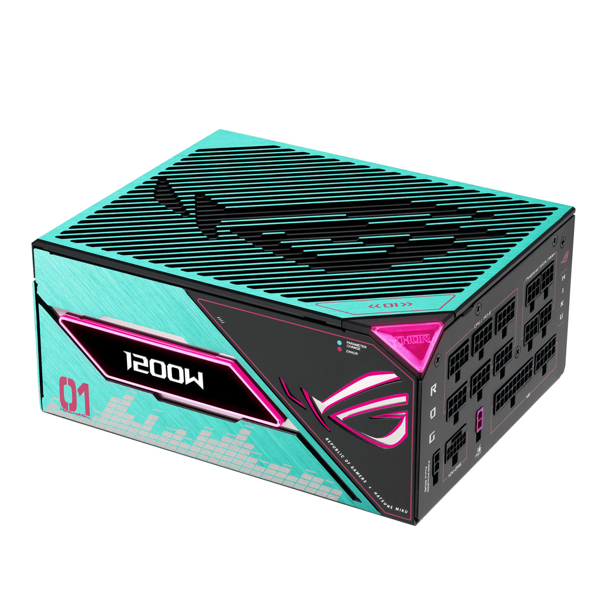 ASUS ROG -THOR-1200P3-MIKU Netzteil 1200 W 20+4 pin ATX ATX Mehrfarbig