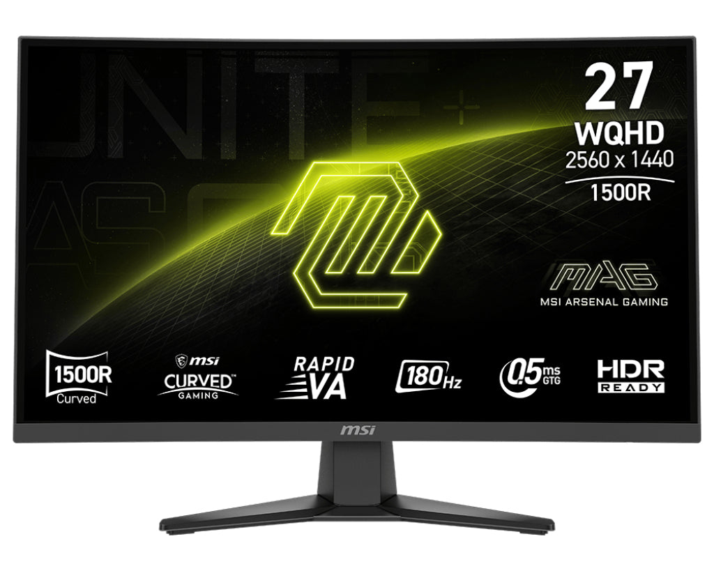 MSI MAG 275CQFDE E18 Computerbildschirm 68,6 cm (27") 2560 x 1440 Pixel Wide Quad HD Schwarz