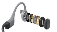 SHOKZ OpenSwim Pro Écouteurs sans fil Sport à oreilles ouvertes Bluetooth Gris