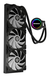 GENESIS NLG-2321 Computerkühlsystem Prozessor All-in-One-Flüssigkeitskühler Schwarz