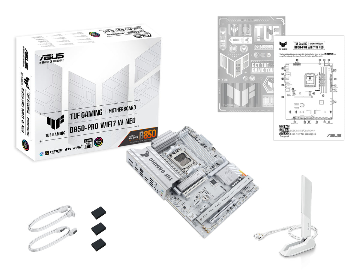 ASUS TUF GAMING B850-PRO WIFI7 W NEO AMD B850 Sockel AM5 ATX
