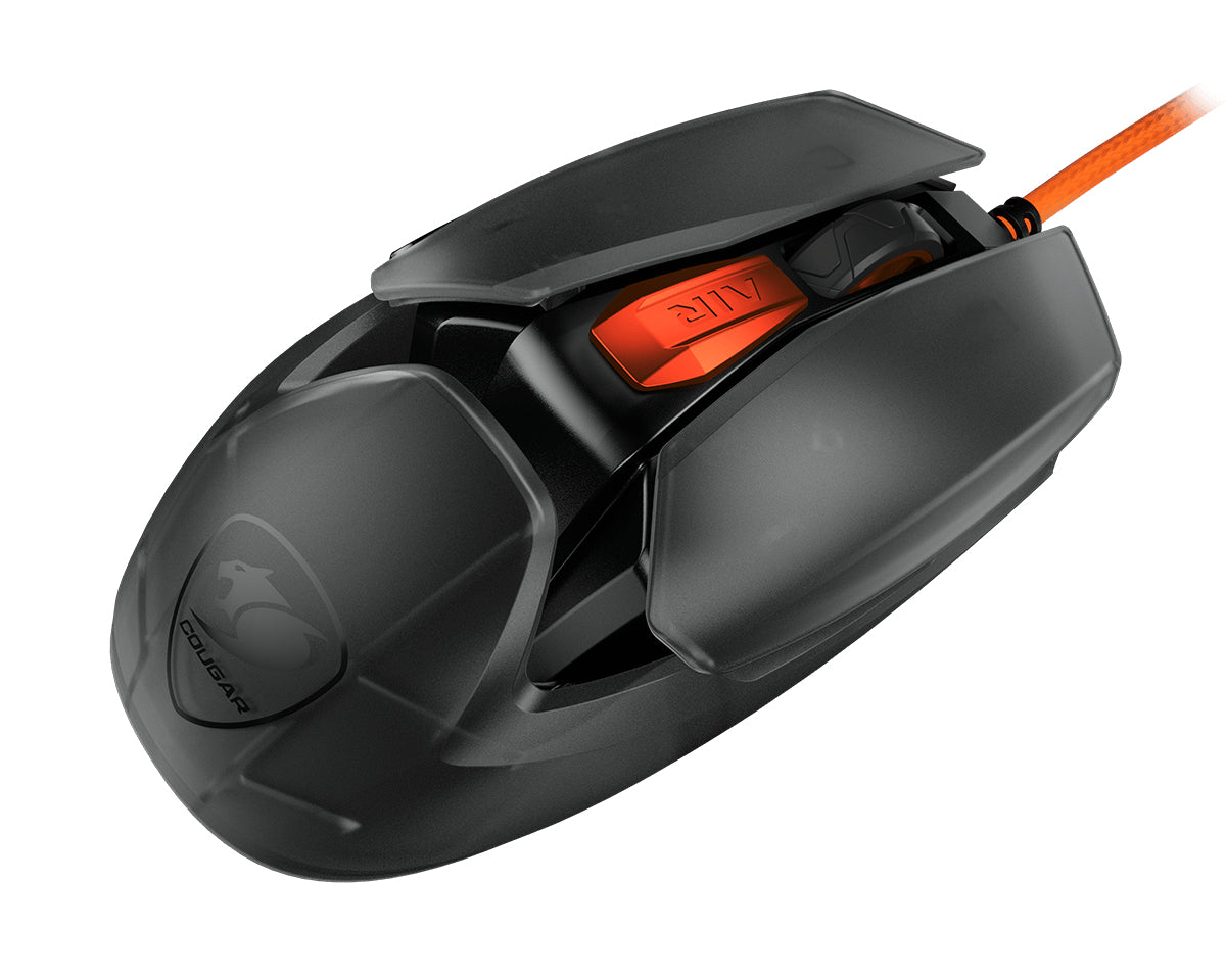 COUGAR Gaming Maus AirBlader Tournament, Kabelgebunden, Schwarz