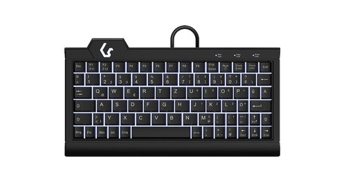 KeySonic KSK-3010ELC (DE) Super-Mini Backlight schwarz
