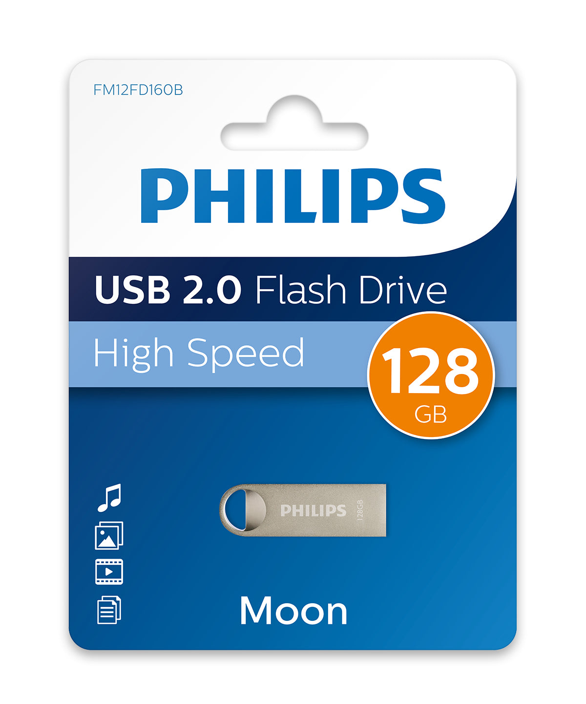 Philips Moon Edition USB Stick 128 GB USB Type-A 2.0 Silver