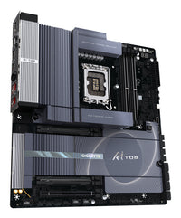 GIGABYTE W880 AI TOP Mainboard - Unterstützt Intel Core Ultra CPUs, digitales 16+1+2-Phasen-VRM, bis zu 9466Hz DDR5 (O.C.), 1xPCIe 5.0 + 3xPCIe 4.0, Wi-Fi 7, 10GbE LAN, Thunderbolt 5