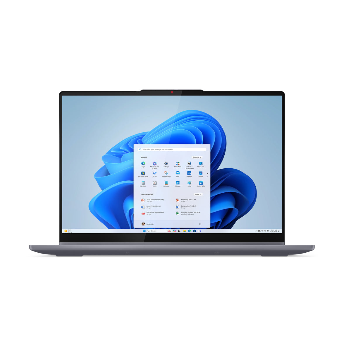 Lenovo IdeaPad 5 2-in-1 16IAL10 Intel Core Ultra 5 225U Hybrid (2-in-1) 40,6 cm (16") Touchscreen WUXGA 16 GB LPDDR5x-SDRAM 1 TB SSD Wi-Fi 7 (802.11be) Windows 11 Home Grau Deutsch