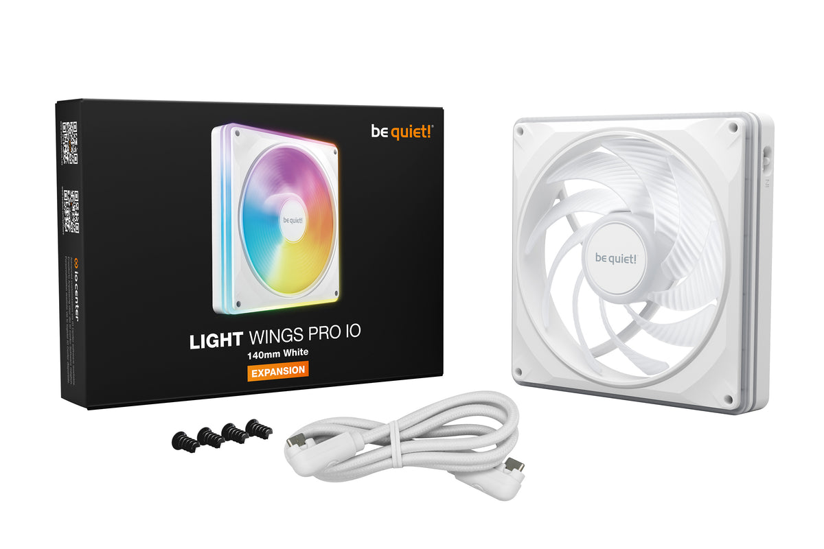 be quiet! Light Wings Pro IO 140mm Expansion White Weiß