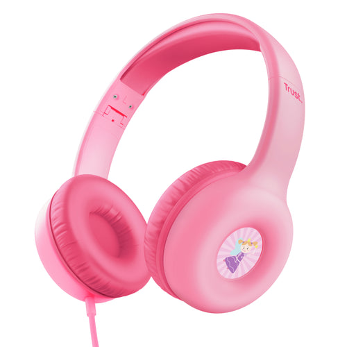 Trust Nouna Kopfhörer Kabelgebunden Kopfband Anrufe/Musik Pink