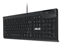 ASUS Smart Card Keyboard KU100 Tastatur Heimbüro USB QWERTZ Deutsch Schwarz