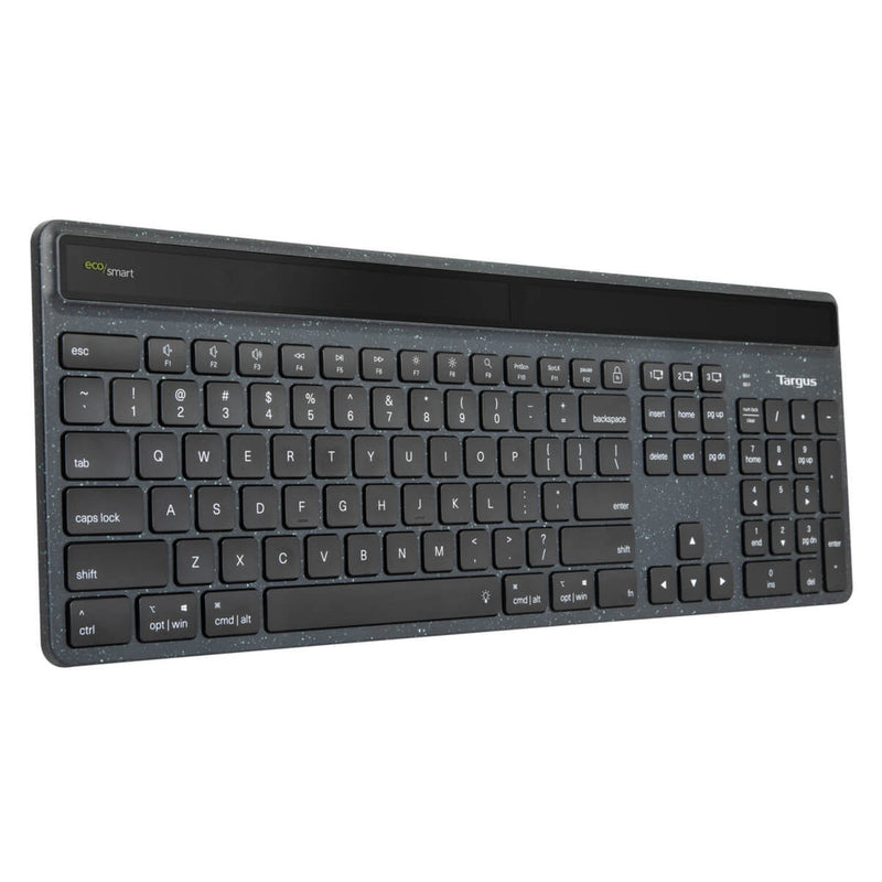 Targus Sustainable Energy Harvesting EcoSmart Tastatur Universal Bluetooth QWERTZ Deutsch Schwarz