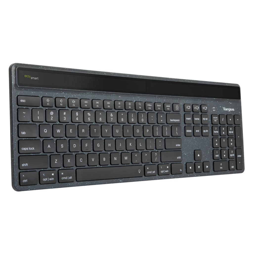 Targus EcoSmart AKB868UK Tastatur Universal Bluetooth QWERTY UK Englisch Schwarz