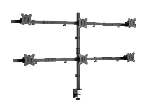 Equip 17"-32" Schwenkbare 6-Monitor-Schreibtischhalterung