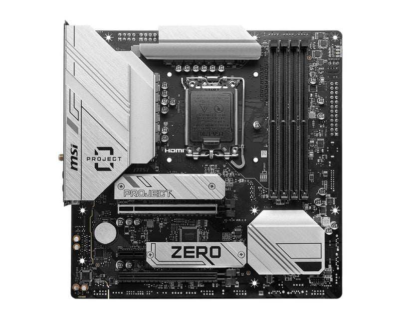 MSI MSI B760M PROJECT ZERO (B760,S1700,mATX,DDR5) – Ansicht 4