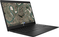 HP Chromebook 14 G7 Intel® Celeron® N5100 35,6 cm (14") Touchscreen Full HD 8 GB LPDDR4x-SDRAM 64 GB eMMC Wi-Fi 6 (802.11ax) ChromeOS Schwarz