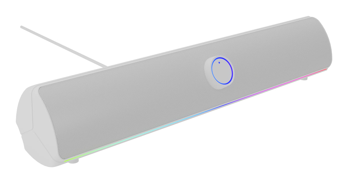 GENESIS NCS-2305 Soundbar-Lautsprecher Weiß 2.0 Kanäle 10 W