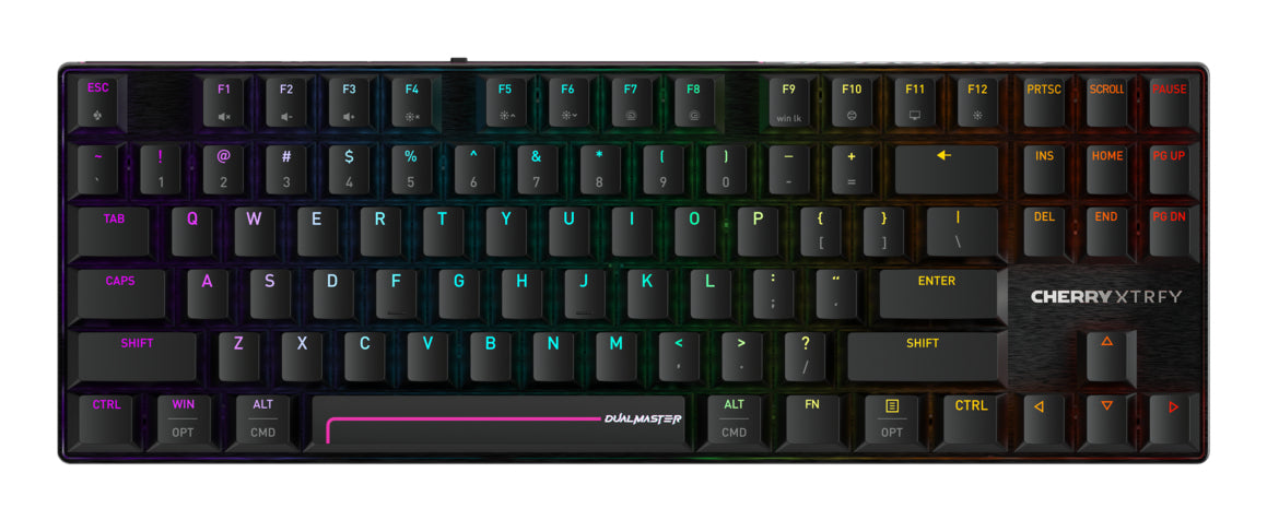CHERRY MX 8.2 Pro TMR Wireless Tastatur Gaming USB + RF Wireless + Bluetooth QWERTY US International Schwarz