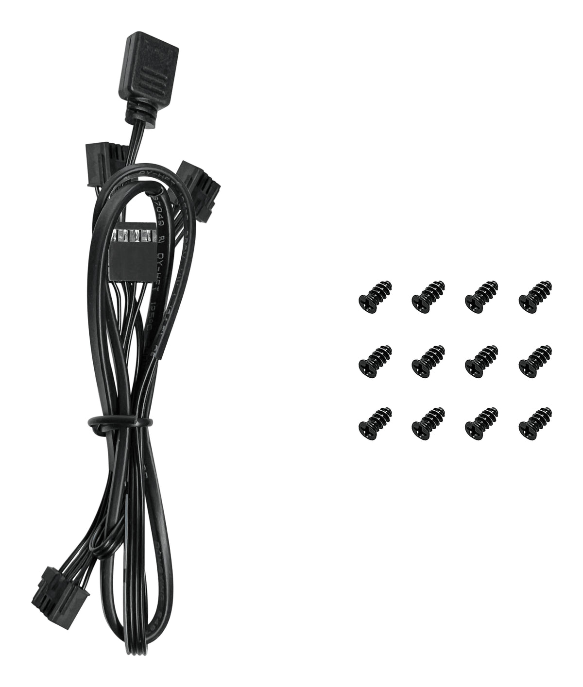 DeepCool FL12-3 in 1 Computergehäuse Ventilator 12 cm Schwarz 3 Stück(e)