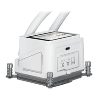 ASUS MAX Gaming LC 360 ARGB LCD White Edition Prozessor All-in-One-Flüssigkeitskühler 12 cm Weiß
