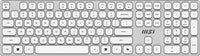 MSI FORGE K210 WIRELESS COMBO WHITE Tastatur Maus enthalten Heimbüro USB QWERTY Französisch Weiß