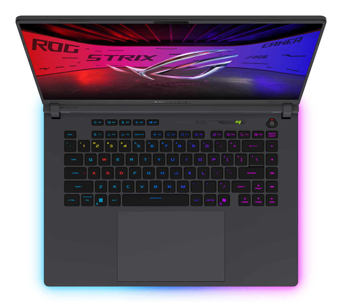 ASUS ROG Strix G16 G615LW-S5006W Intel Core Ultra 9 275HX Laptop 40,6 cm (16") WQXGA 32 GB DDR5-SDRAM 2 TB SSD NVIDIA GeForce RTX 5080 Wi-Fi 7 (802.11be) Windows 11 Home Deutsch Grün, Grau