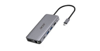 Acer 12-in-1 Type-C Dongle Kabelgebunden USB 3.2 Gen 1 (3.1 Gen 1) Type-C Silber