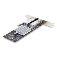 StarTech.com 2-Port GbE SFP Netzwerkkarte, PCIe 2.0 x1, Intel I350-AM2 2x 1GbE, 1000BASE Kupfer/Glasfaser Netzwerkkarte, Gigabit LWL/LAN Karte, Desktop/Server PCIE Netzwerkadapter, Windows und Linux Kompatibel