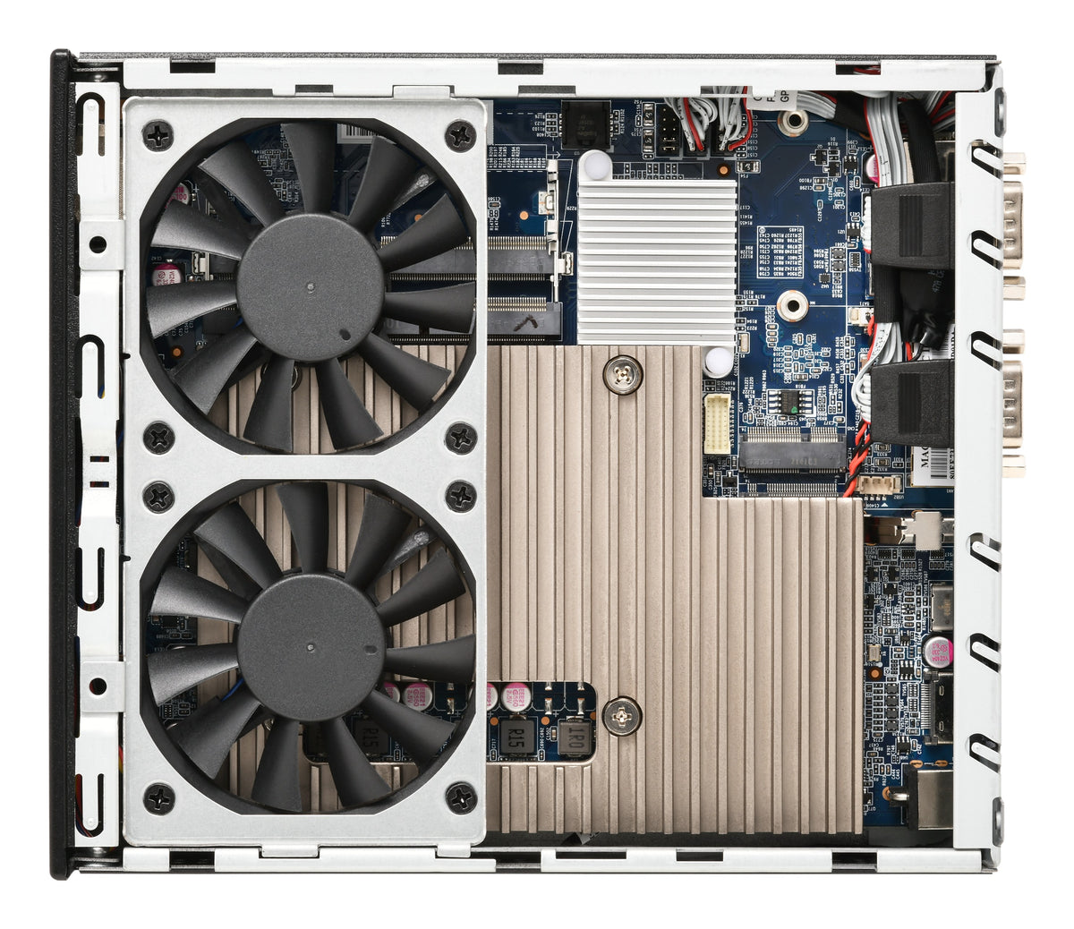 Shuttle Slim PC DH810 , S1851, 1x HDMI (2.1), 1x DP, 1x USB-C (DP), 1x 2.5" , 2x M.2, 2x LAN (Intel 1G + 2.5G), 2x COM, 24/7 Dauerbetrieb, inkl. VESA