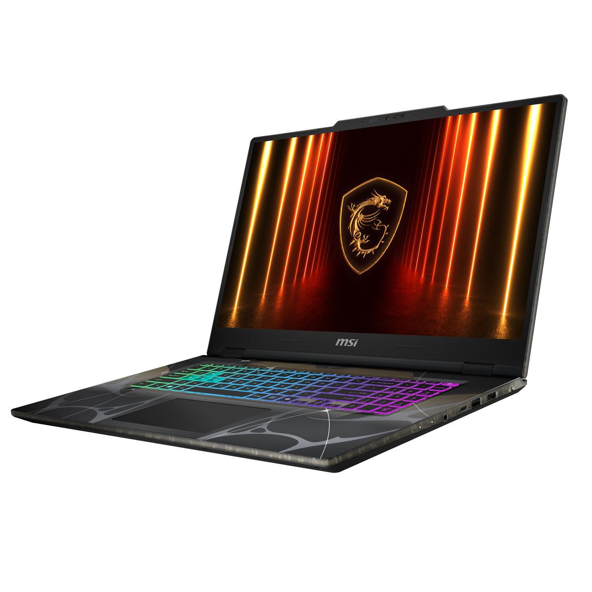 MSI Cyborg 17 B2RWFKG-001FR Intel Core 7 240H Laptop 43,9 cm (17.3") Full HD 16 GB DDR5-SDRAM 512 GB SSD NVIDIA GeForce RTX 5060 Wi-Fi 6E (802.11ax) Windows 11 Home Schwarz
