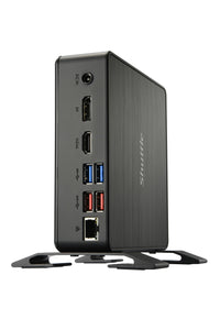 Shuttle XPC Nano PC NC40U3, Intel Core i3-1215U, 1x HDMI, 1x DP,1xUSB-C/DP, 6x USB3.2, 1x 2.5" bay, 2x M.2, 1x LAN, RAID, 24/7 Dauerbetrieb, inkl. VESA & Stand