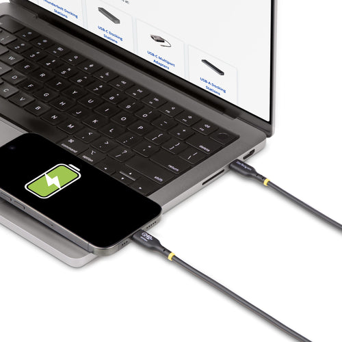 StarTech StarTech.com 3m USB-C Ladekabel, USB-IF zertifiziert, 240W PD EPR, M/M USB-Kabel 24 pin (M)