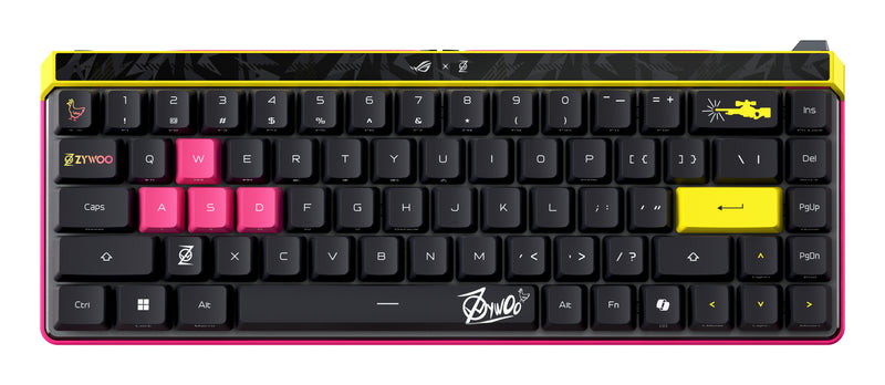 ASUS ROG Falchion Ace HFX ZywOo Edition Tastatur Gaming USB QWERTY US International Schwarz