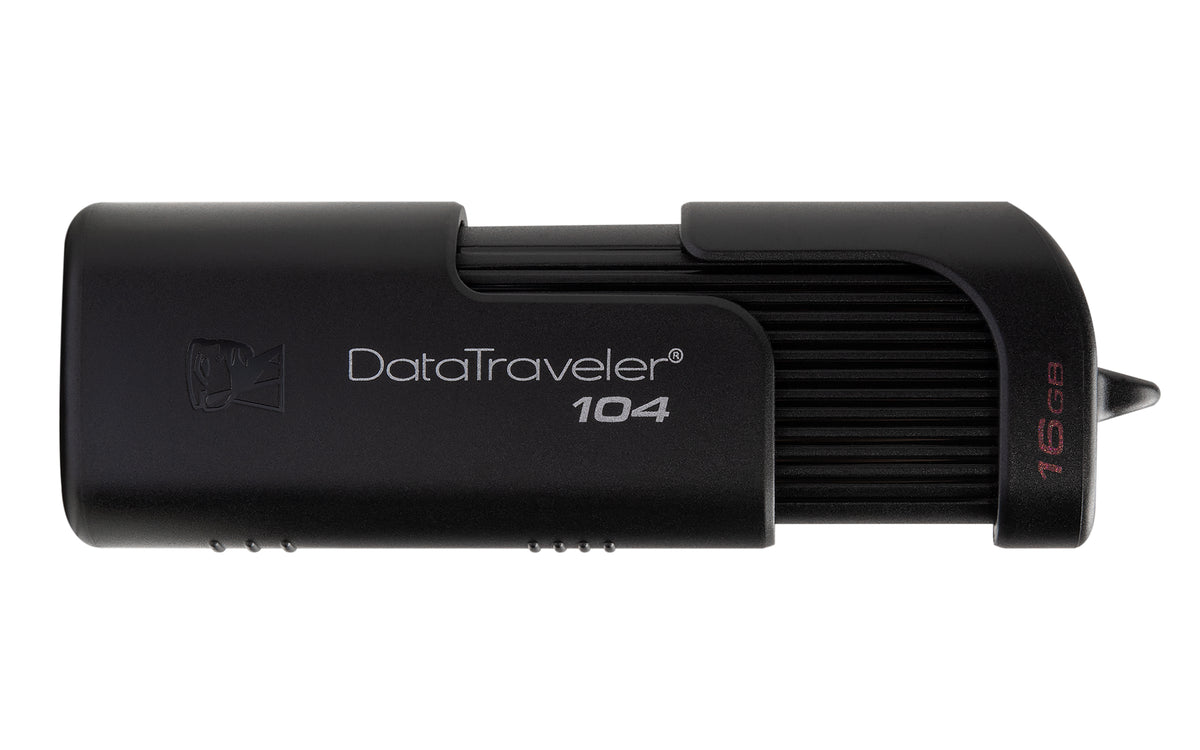 Kingston Technology DataTraveler 104 USB-Stick 16 GB USB Typ-A 2.0 Schwarz