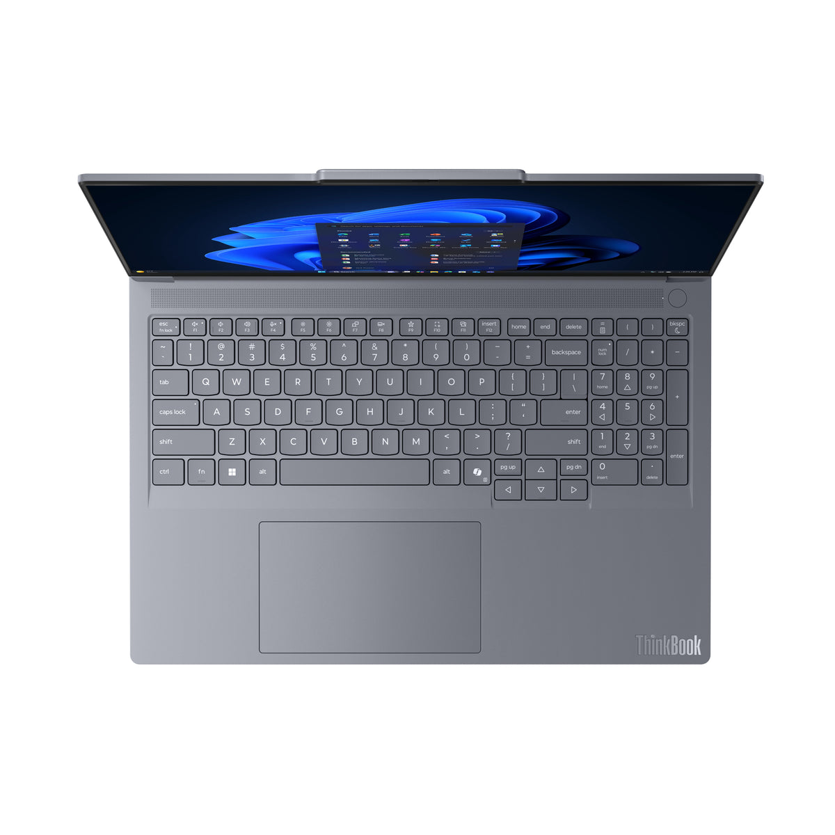 Lenovo ThinkBook 16p G6 ADR AMD Ryzen™ 9 8940HX Laptop 40,6 cm (16") WQXGA 32 GB DDR5-SDRAM 1 TB SSD NVIDIA GeForce RTX 5060 Wi-Fi 7 (802.11be) Windows 11 Pro Deutsch Grau