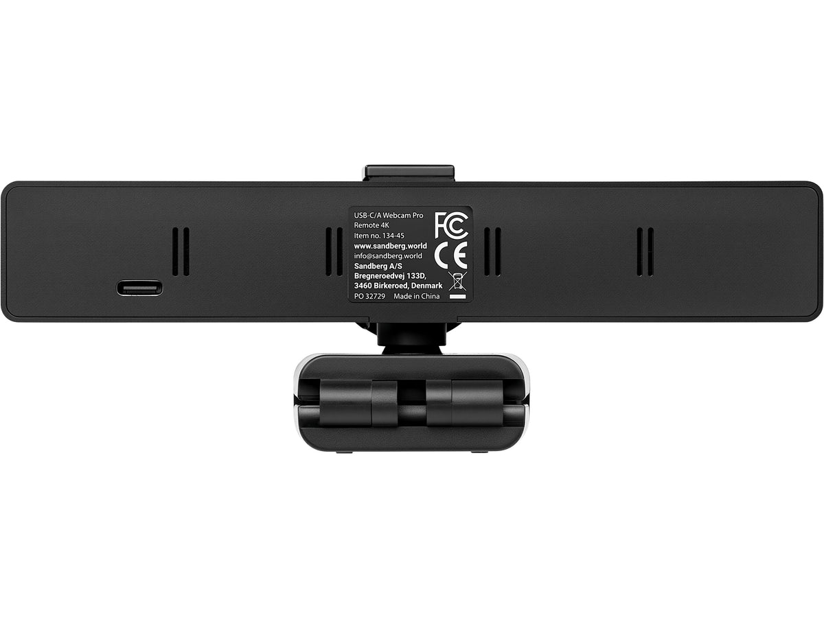 Sandberg 134-45 Webcam 8 MP 3840 x 2160 Pixel USB Schwarz