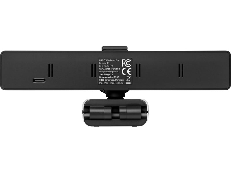 Sandberg 134-45 Webcam 8 MP 3840 x 2160 Pixel USB Schwarz