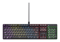 Trust GXT 871 Zora Tastatur Gaming USB Deutsch Schwarz