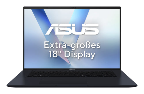 ASUS Vivobook 18 M1807GA-S8068W Copilot+ PC AMD Ryzen AI 7 445 Laptop 45,7 cm (18") WUXGA 16 GB DDR5-SDRAM 1 TB SSD Wi-Fi 6 (802.11ax) Windows 11 Home Deutsch Blau