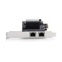 StarTech.com 2-Port 5 Gbit Netzwerkkarte, PCI Express NIC, Realtek RTL8126, Windows und Linux Multi-Gigabit LAN Karte 10M, 100M, 1G, 2.5G, 5G, TAA Konform