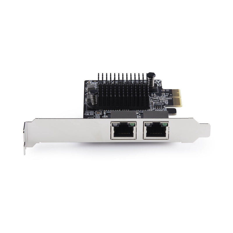 StarTech.com 2-Port 5 Gbit Netzwerkkarte, PCI Express NIC, Realtek RTL8126, Windows und Linux Multi-Gigabit LAN Karte 10M, 100M, 1G, 2.5G, 5G, TAA Konform