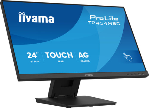 iiyama ProLite T2454MSC-B3AG Computerbildschirm 60,5 cm (23.8") 1920 x 1080 Pixel Full HD LED Touchscreen Multi-Nutzer Schwarz