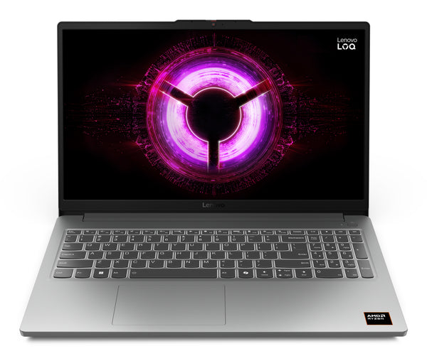 Lenovo LOQ 15ARP10E AMD Ryzen™ 5 150 Laptop 39,6 cm (15.6") Full HD 16 GB DDR5-SDRAM 512 GB SSD NVIDIA GeForce RTX 3050 Wi-Fi 6 (802.11ax) Windows 11 Home Grigio Tedesco