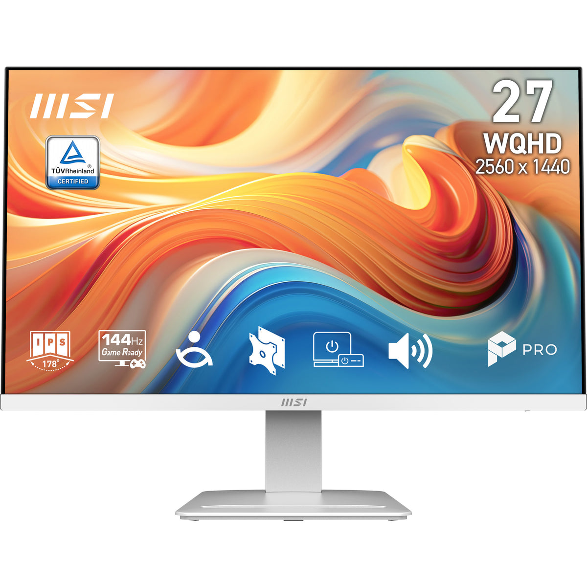 MSI Pro MP273QW E14 Computerbildschirm 68,6 cm (27") 2560 x 1440 Pixel Wide Quad HD Weiß
