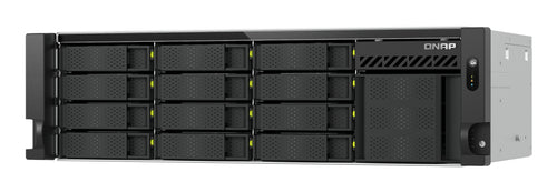 QNAP TS-H1655XEU-RP Speicherserver Rack (3U) Intel Atom® C5125 8 GB DDR4 0 TB QuTS hero Schwarz, Grau