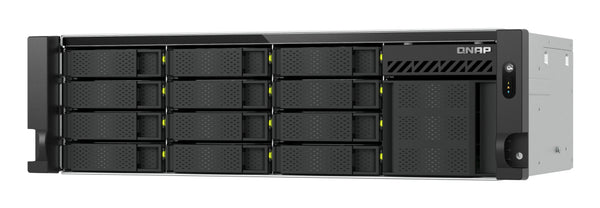 QNAP TS-H1655XEU-RP Speicherserver Rack (3U) Intel Atom® C5125 8 GB DDR4 0 TB QuTS hero Schwarz, Grau