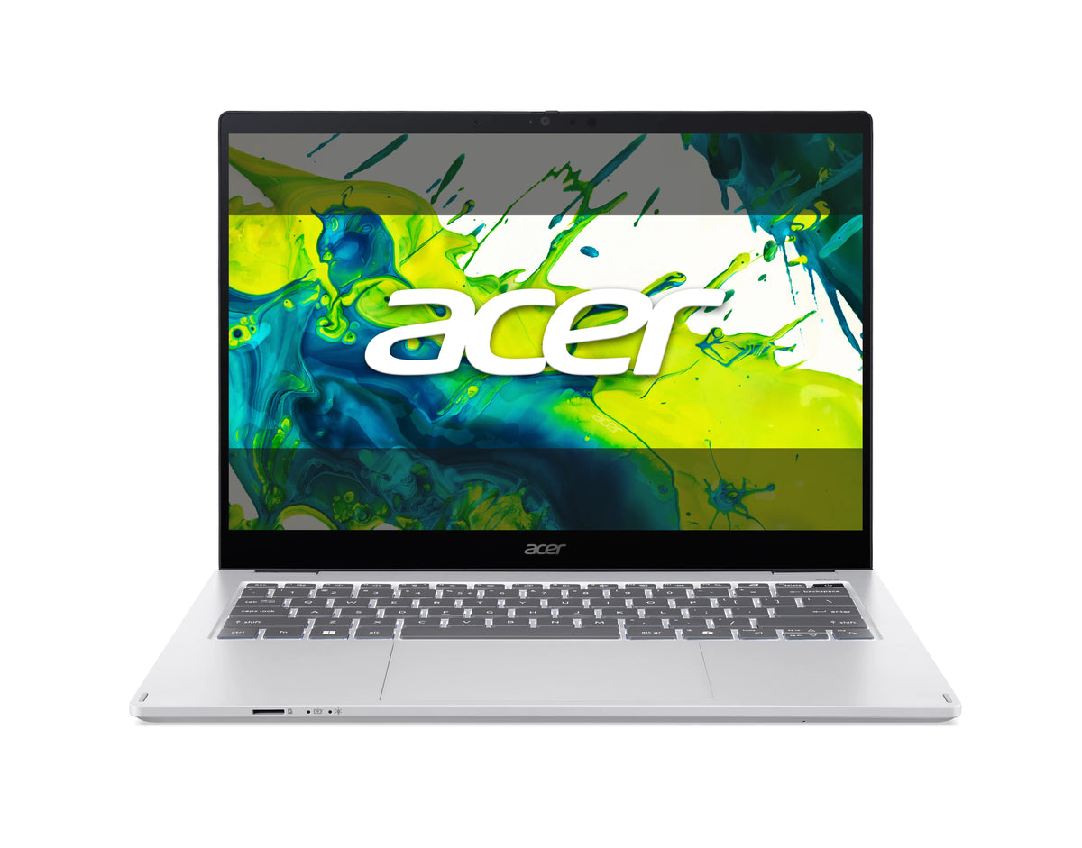 Acer Swift Spin 14 AI SFSP14-I51T-59E2 Intel Core Ultra 5 325 Hybrid (2-in-1) 35,6 cm (14") Touchscreen WUXGA 16 GB DDR5-SDRAM 512 GB SSD Wi-Fi 7 (802.11be) Windows 11 Home Silber