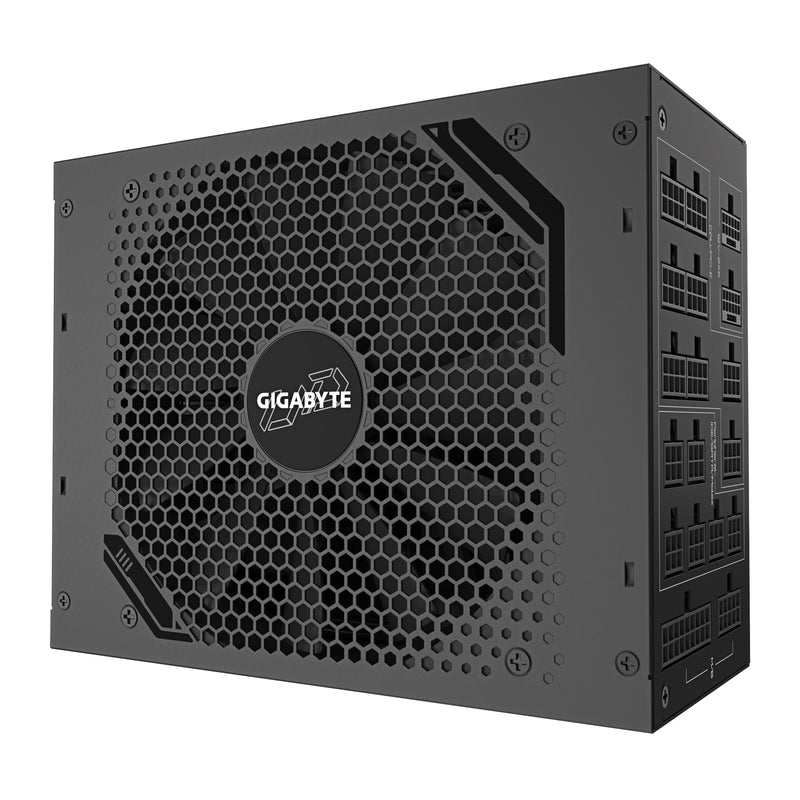 GIGABYTE UD1600PM PG5 AI TOP Netzteil - PCIe 5.0, 80 PLUS Platinum, Vollmodulares Design, 120-mm-Lüfter, ATX 3.1 kompatibel, EU-Stecker