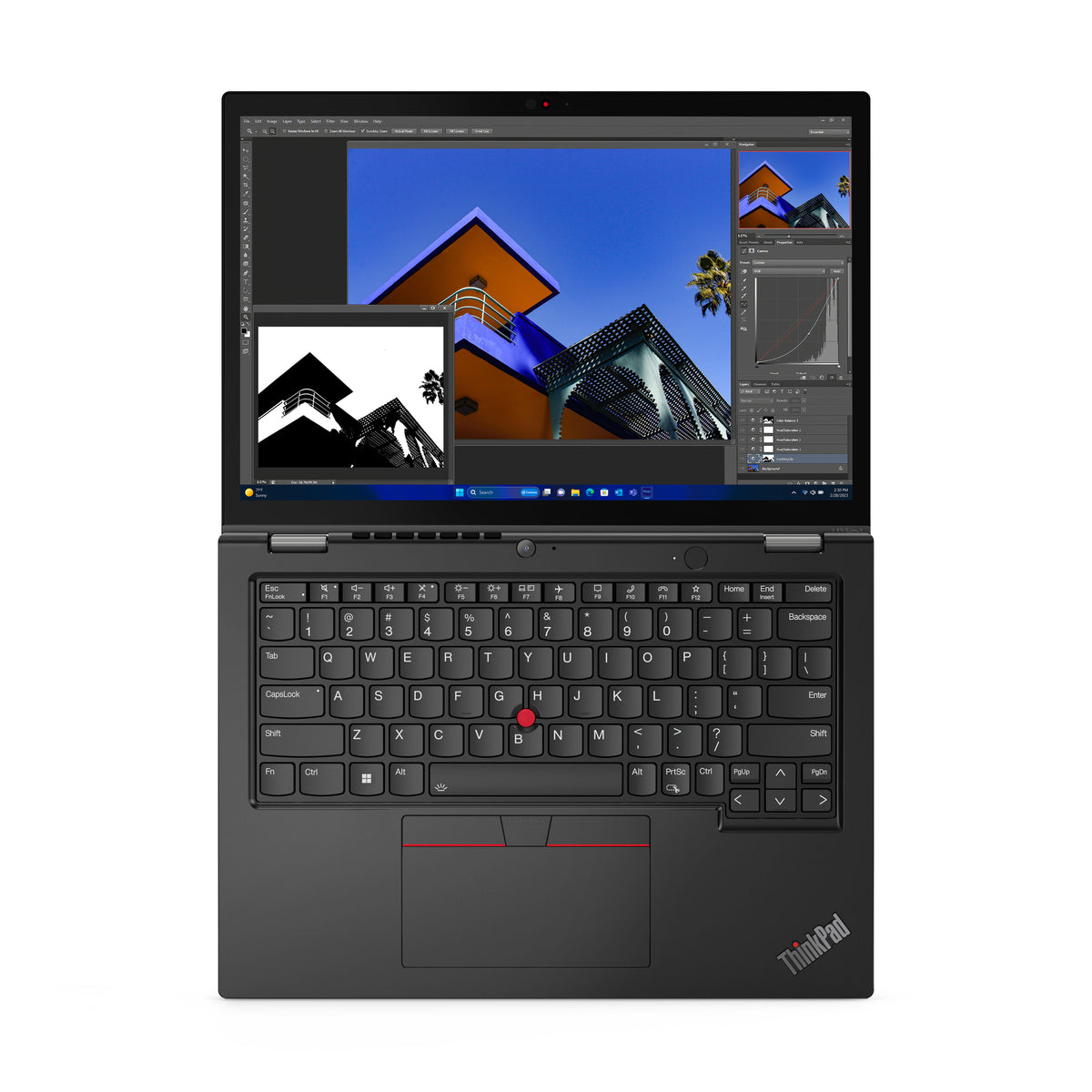 Lenovo ThinkPad L13 2-in-1 Gen 5 (Intel) Intel Core Ultra 5 135U Hybrid (2-in-1) 33.8 cm (13.3") Touchscreen WUXGA 32 GB LPDDR5-SDRAM 256 GB SSD Wi-Fi 6E (802.11ax) Windows 11 Pro German Black