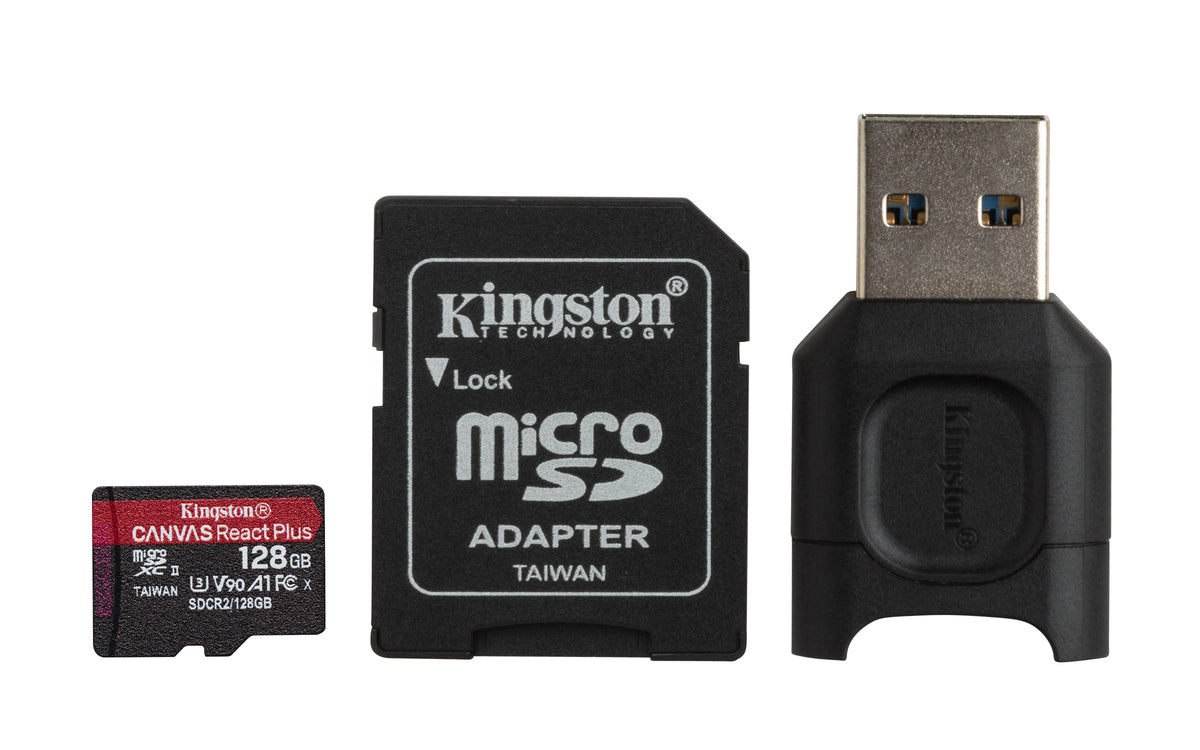 Kingston Technology Canvas React Plus 128 GB MicroSD UHS-II Klasse 10