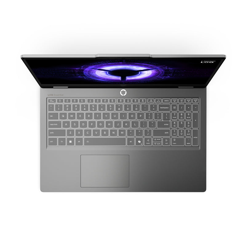Lenovo LOQ Essential 15IRX11 Intel® Core™ i5 i5-13450HX Laptop 39,6 cm (15.6") Full HD 16 GB DDR5-SDRAM 512 GB SSD NVIDIA GeForce RTX 5050 Wi-Fi 6 (802.11ax) Windows 11 Home Deutsch Grau